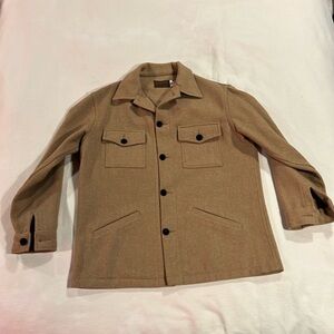 Pendleton Large button up shirt. Tan color. Like new!